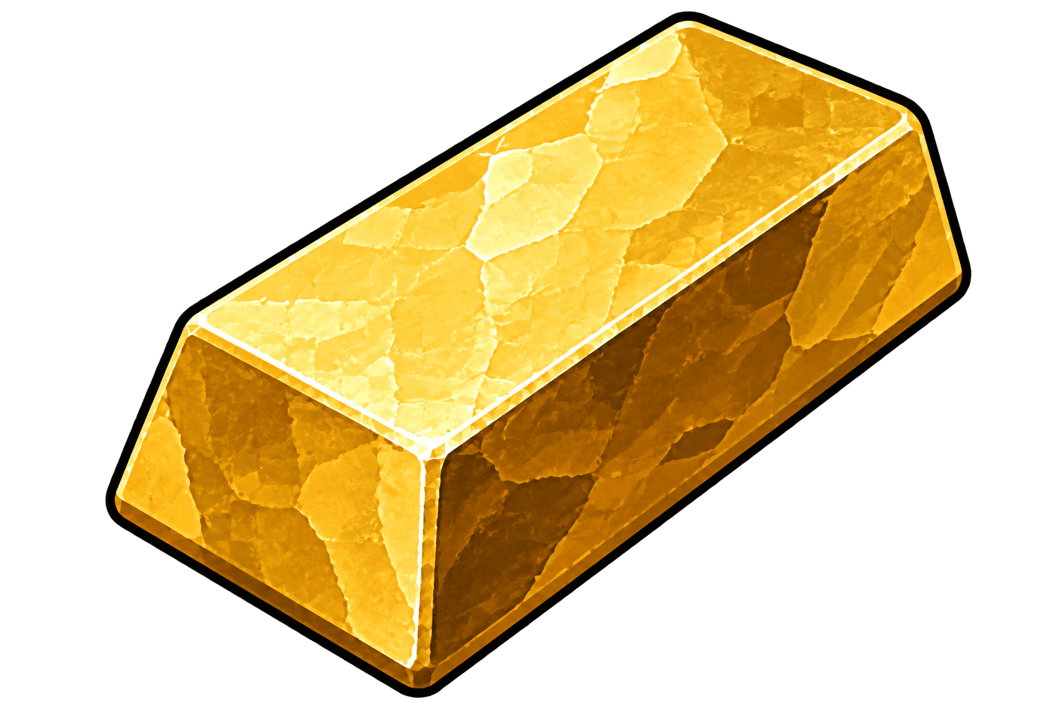 Faceted gold bullion bar